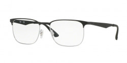 Ray-Ban RB 6363 - 2861  SILVER TOP ON BLACK
