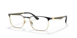 Ray-Ban RX 6363 - 2890  GOLD TOP ON BLACK