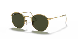 Ray-Ban RB 3447 ROUND METAL - 001 GOLD g-15 green