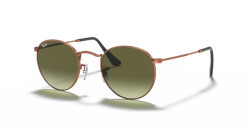 Ray-Ban RB 3447 ROUND METAL - 9002A6 BRONZE COPPER green gradient