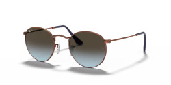 Ray-Ban RB 3447 ROUND METAL - 900396 BRONZE COPPER blue