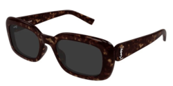 Saint Laurent SL M130 - 006 SHINY DARK HAVANA solid grey