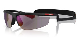 Prada PS A02S - 1BO10J MATTE BLACK dark blue mirror violet