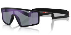 Prada PS A03S - 1BO10J MATTE BLACK dark blue mirror violet