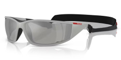 Prada PS A04S - 13Z05A MATT IRON GREY light grey mirror silver