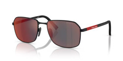 Prada PS A51S - DG008F RUBBER BLACK mirror grey