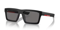 Prada PS 02ZSU - 1BO02G MATTE BLACK dark grey polarized