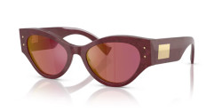 Dolce&Gabbana 4480 - 3442D0 BORDEAUX  LACE dark violet mirror red