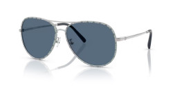 Tory Burch TY 6114 - 32744L SILVER  navy blue