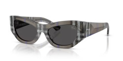 Burberry BE 4450U - 414787 CHECK LICHEN dark grey