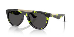Burberry BE 4452U - 412487 GREEN HAVANA dark grey