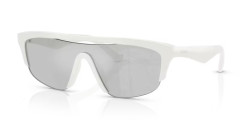 Burberry BE 4460U - 417269 WHITE grey light tampo mirror silver