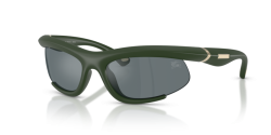 Burberry BE 4462 - 41876G RUBBER GREEN grey mirror black