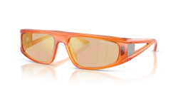 Armani Exchange AX 4159SU - 83867J SHINY TRANSPARENT ORANGE dark orange mirror gold