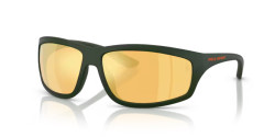 Polo Ralph Lauren PH 4227U - 55967J MATTE DARK GREEN orange mirror