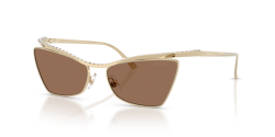 Jimmy Choo JC 4014H - 300673 PALE GOLD dark brown