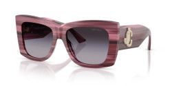 Jimmy Choo JC 5036B - 50648G STRIPED CRANBERRY gradient gray