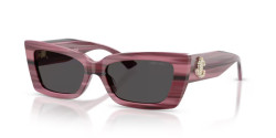 Jimmy Choo JC 5037BU - 506487 STRIPED CRANBERRY dark grey