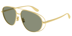 Bottega Veneta BV 1344S - 001 GOLD green