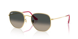 Ray-Ban RB 3548N HEXAGONAL - 001/71 ARISTA GOLD grey gradient