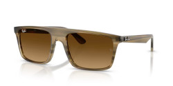 Ray-Ban RB 2222 - 143985 STRIPED GREEN gradient brown