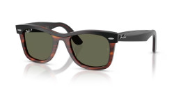 Ray-Ban RB 2240 - 144058 BLACK ON HAVANA polarized green