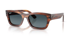 Ray-Ban RB 7683S JOSEPH - 954/S3 STRIPED HAVANA polarized gradient blue