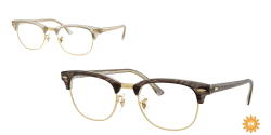 Ray-Ban RX 5154 CLUBMASTER - 8291 PHOTO WAVES GREY