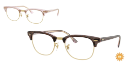 Ray-Ban RX 5154 CLUBMASTER - 8292 PHOTO WAVES PURPLE