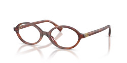 Miu Miu MU 01XV - 26E1O1 STRIPED TOBACCO