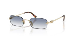 Miu Miu MU B50S - ZVN80O PALE GOLD clear gradient light blue