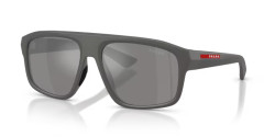 Prada PS B02S - 16X7W1 METAL GREY grey mirror silver