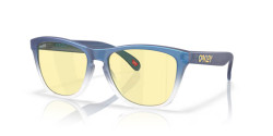 Oakley OO 9013 FROGSKINS - 9013M4 MATT CYAN/BLUE/CLEAR SHIFT FADE prizm gaming™ 2.0