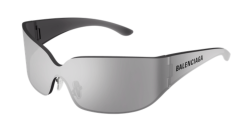 Balenciaga BB 0421S - 005 SILVER silver mirror