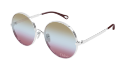 Chloe CH 0321S - 003 SILVER light blue gradient
