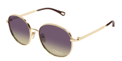 Chloe CH 0325S - 001 GOLD violet gradient double