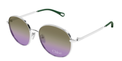 Chloe CH 0325S - 002 SILVER green gardient double