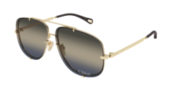 Chloe CH 0348S - 005 GOLD blue gradient