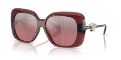 Versace VE 4499U - 55397E TRANSPARENT RED pink mirror silver gradient