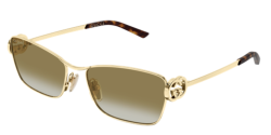 Gucci GG 2045S - 003 GOLD brown gradient/mirror