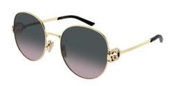 Gucci GG 2047S - 002 GOLD grey double gradient