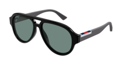 Gucci GG 2088S - 002 BLACK/GREY green mirror