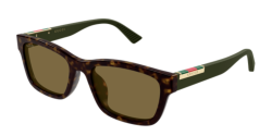 Gucci GG 2092SA - 002 HAVANA/GREEN brown