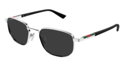 Gucci GG 2093S - 001 SILVER/BLACK grey