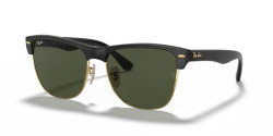 Ray-Ban RB 4175 CLUBMASTER OVERSIZED - 877  BLACK ON GOLD green classic g-15