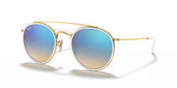 Ray-Ban RB 3647N - 001/4O GOLD blue flash