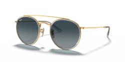 Ray-Ban RB 3647N - 91233M GOLD blue gradient