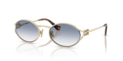 Miu Miu MU 52YS - ZVN80O PALE GOLD clear gradient light blue