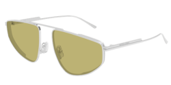 Bottega Veneta BV 1466S - 003 SILVER yellow