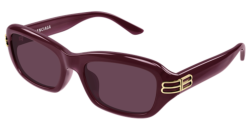Balenciaga BB 0471SK - 004 BURGUNDY violet